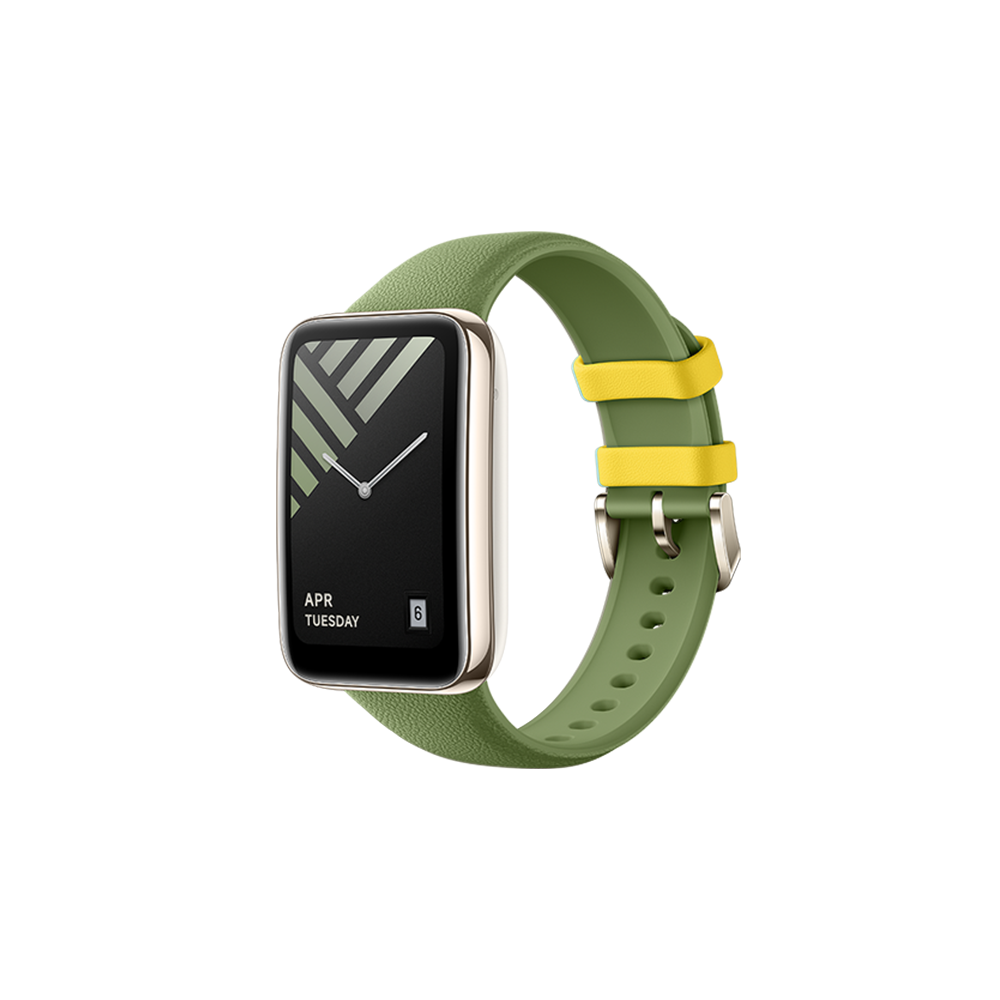 Xiaomi Smart Band 7 Pro Leather-textured Silicone Strap