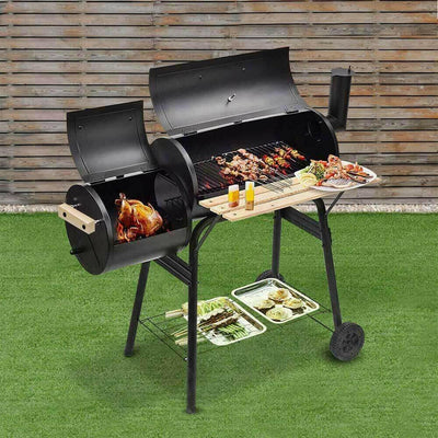 2 in 1 Gratar carbune BBQ si Smoker-0