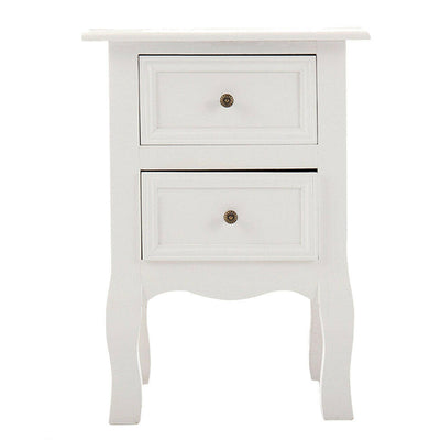 Set de 2 noptiere, alb-1