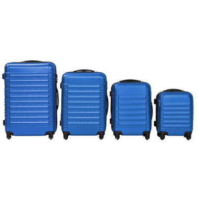 Set de 4 trolere cabina, 4 culori-albastru-1