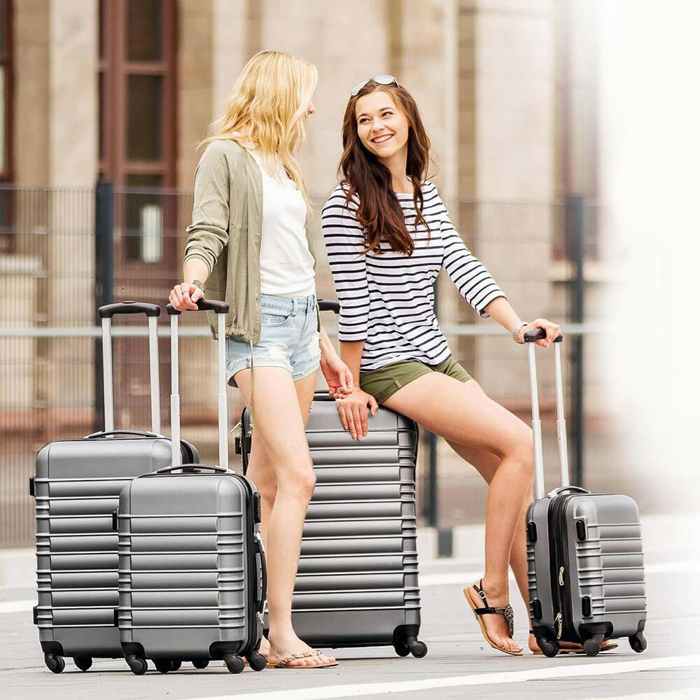 Set de 4 trolere cabina, 4 culori-gri-3