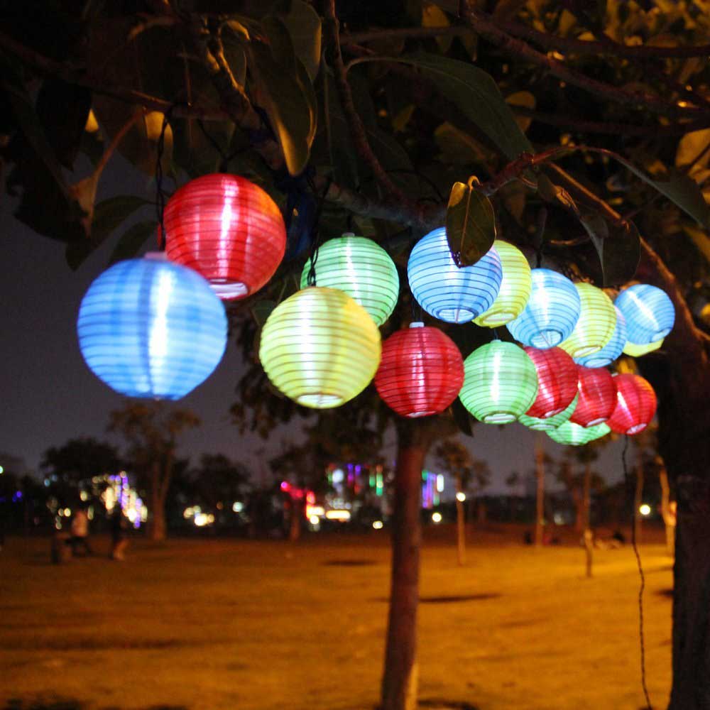 Ghirlanda cu 10 lampioane colorate, LED-3