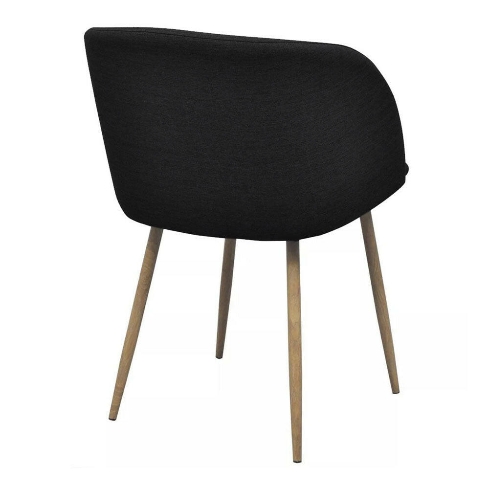 Scaun tapitat Betti, 2 buc-negru-2