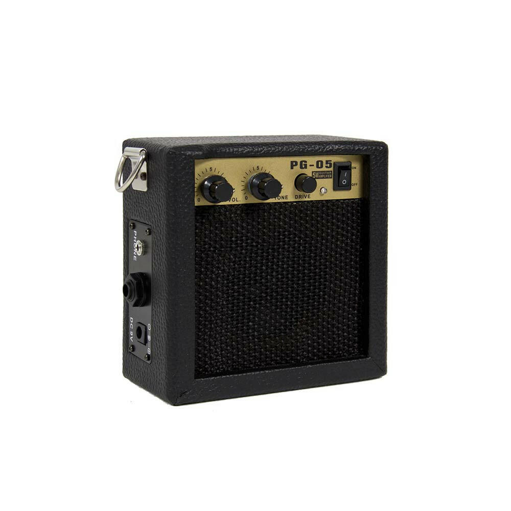 Set de chitara electrica pentru incepatori, cu amplificator cadou-negru-3