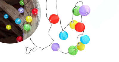 Ghirlanda cu 10 lampioane colorate, LED-1