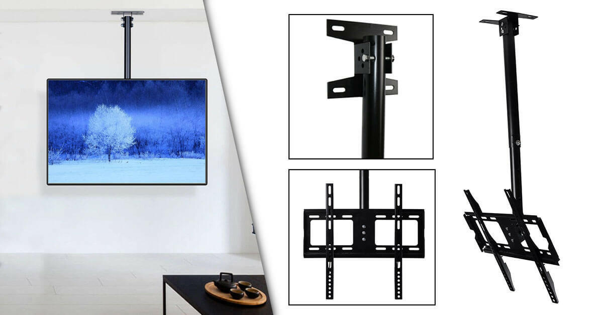 Suport TV de tavan, 26-55"-6