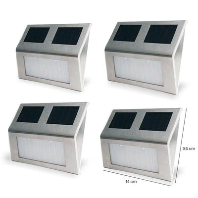 4 buc Lampa solara de perete pentru exterior-1