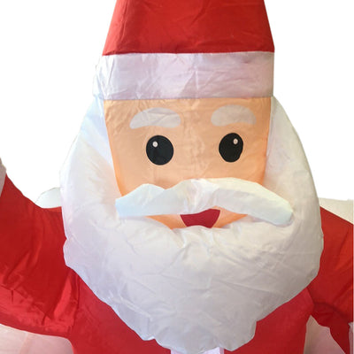 Figurine gonflabile de Craciun-Mos Craciun in horn-1