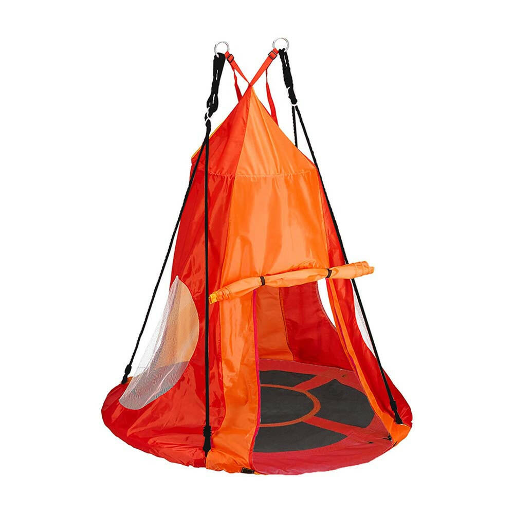 Leagan cuib-110 cm-rosu-cu cort-1
