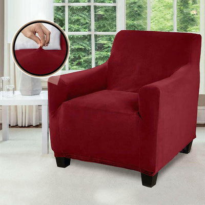 Husa pentru fotoliu si canapea, mai multe tipuri-Pentru fotoliu-visiniu-1