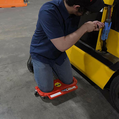 Protectie cu role pentru genunchi, cu suport suruburi-1