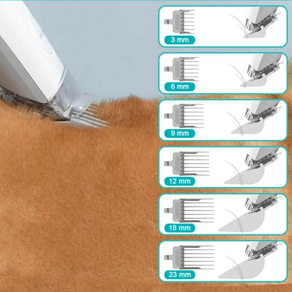 Set de ingrijire animale de companie cu rezervor de aspirare si accesorii-4