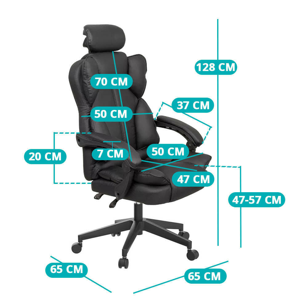Scaun rotativ directorial Lux, in mai multe tipuri-negru-6