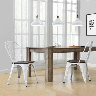 Scaun de bucatarie Panni 2 buc, mai multe culori-sezut din lemn inchis-1