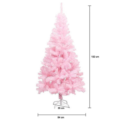Brad artificial roz, in 4 dimensiuni-150 cm-1