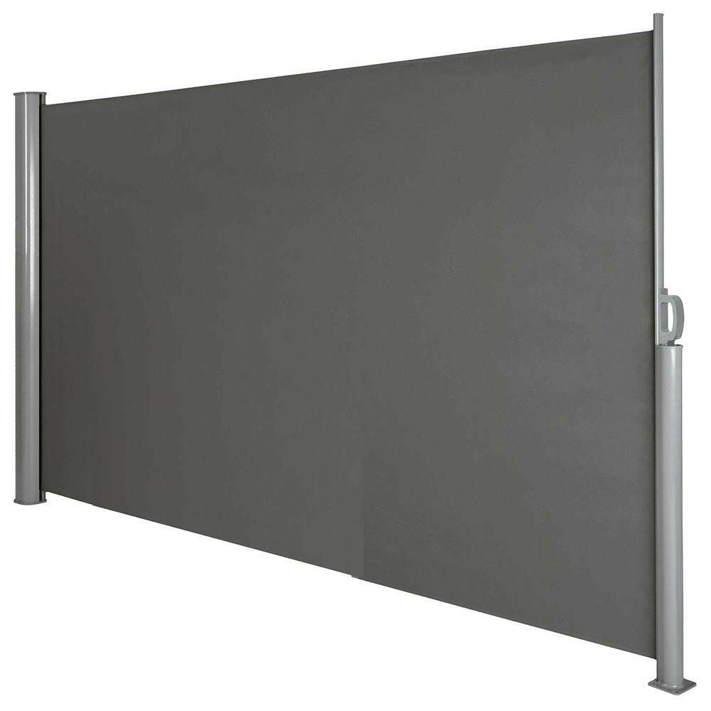 Paravan solar retractabil in diferite culori si modele-simplu-gri inchis-2