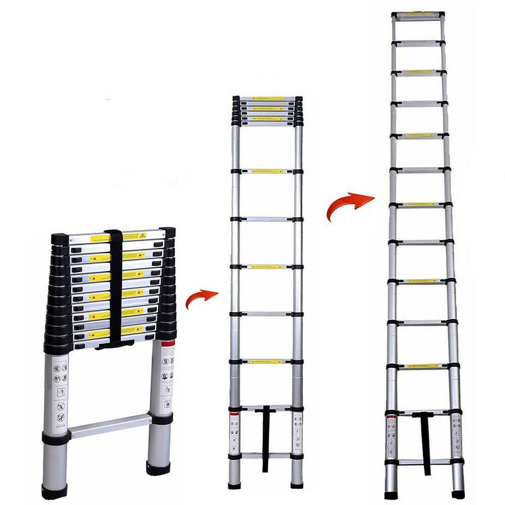 Scara telescopica din aluminiu, 3 lungimi-4,1 metri-3