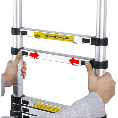 Scara telescopica din aluminiu, 3 lungimi-4,1 metri-1