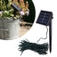 Ghirlanda luminoasa solara pentru gradina cu 100 LED, multicolor, 20m-0