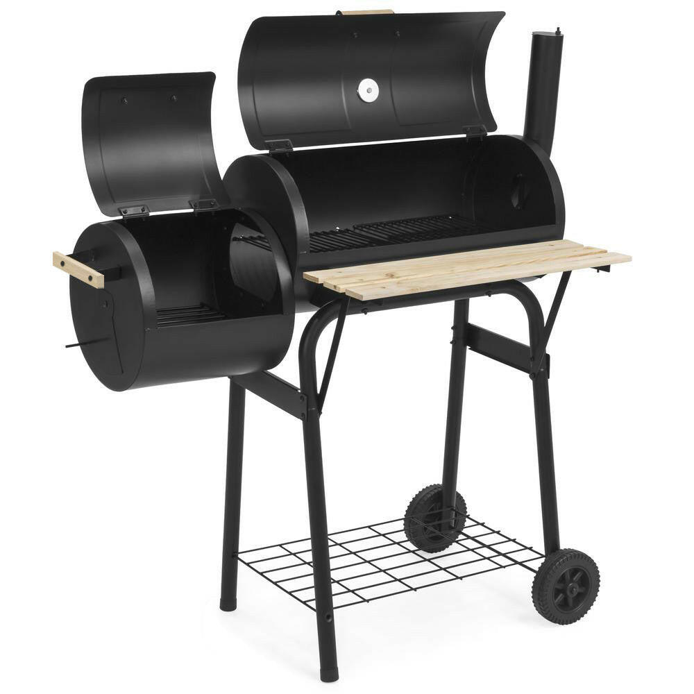 2 in 1 Gratar carbune  BBQ si Smoker-1