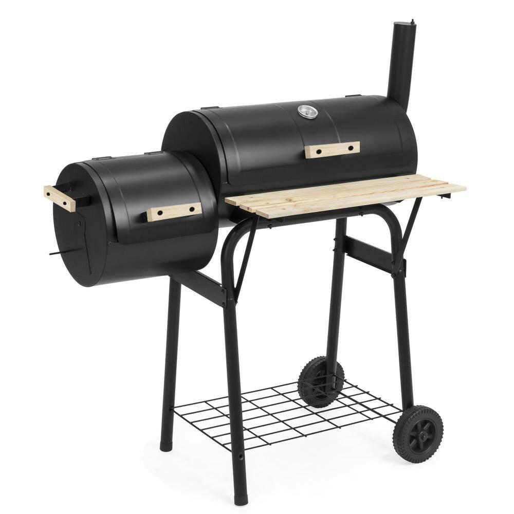 2 in 1 Gratar carbune  BBQ si Smoker-2