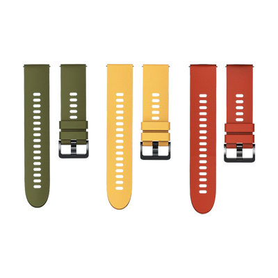 Mi Watch Strap (3-pack) (Olive, Yellow, Orange)