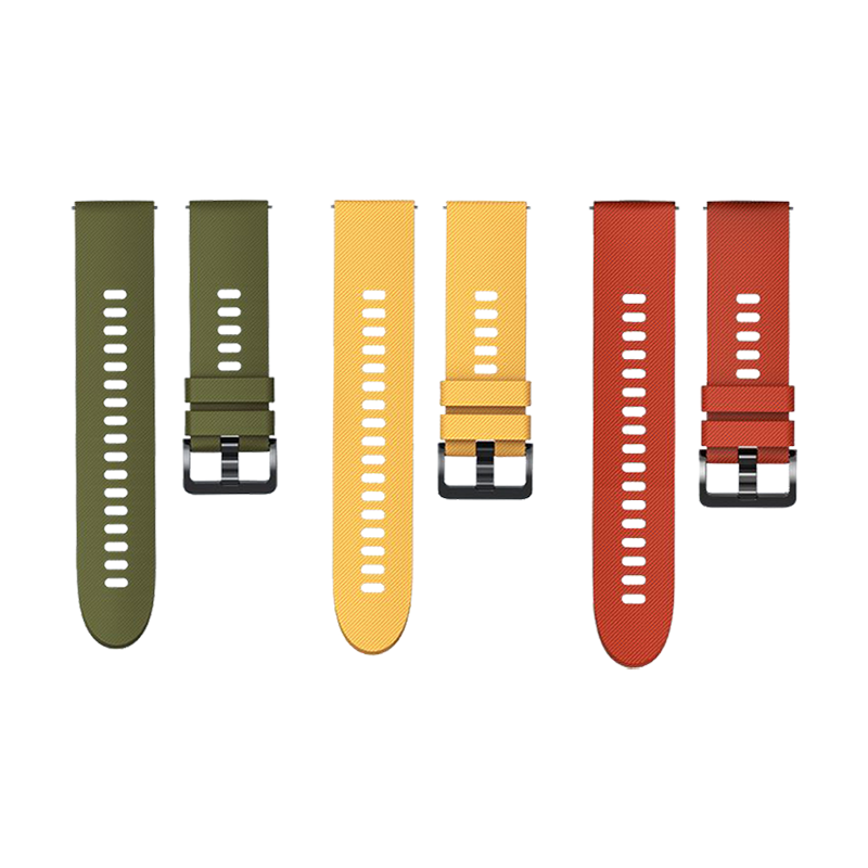 Mi Watch Strap (3-pack) (Olive, Yellow, Orange)