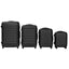 Set de 4 trolere cabina, 4 culori-negru-2