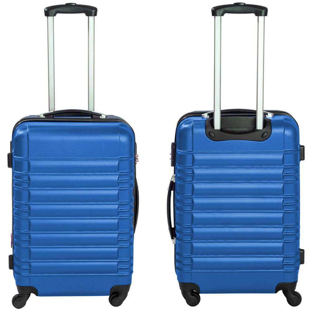 Set de 4 trolere cabina, 4 culori-albastru-2