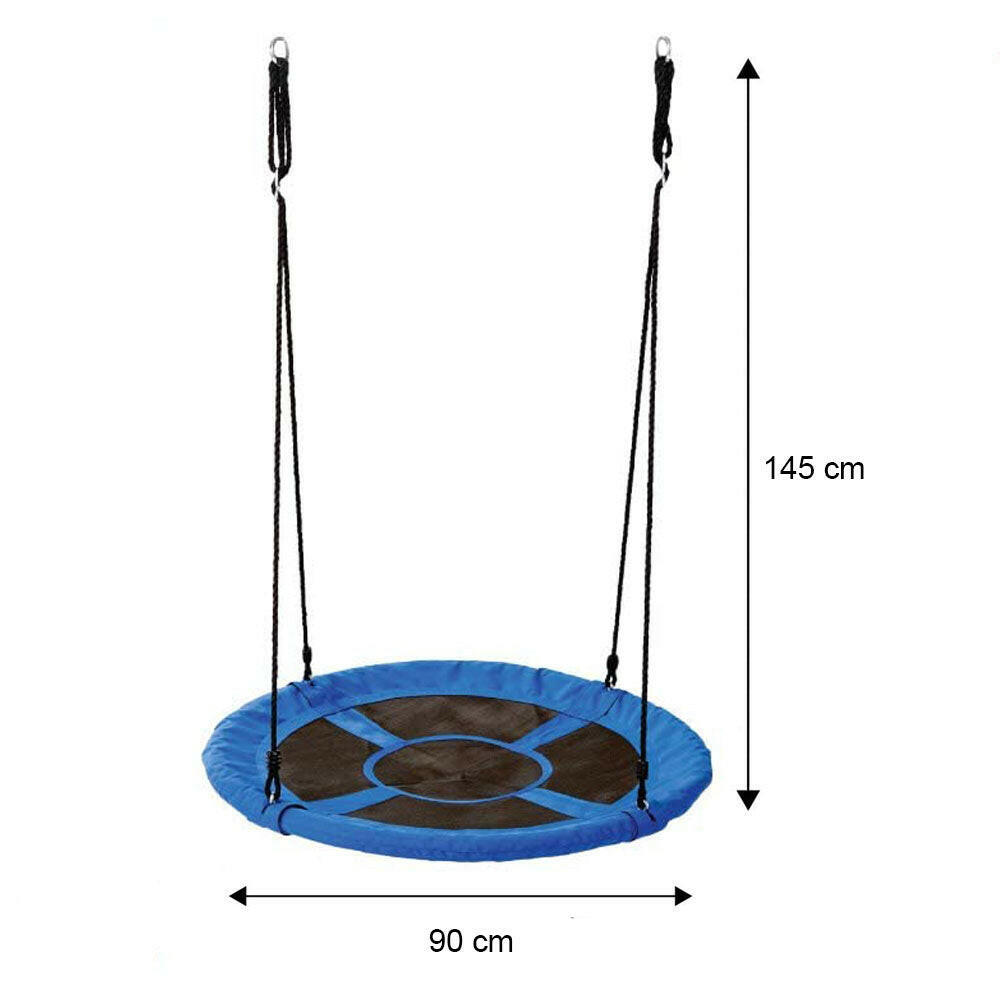 Leagan cuib-90 cm-albastru-fara cort-0