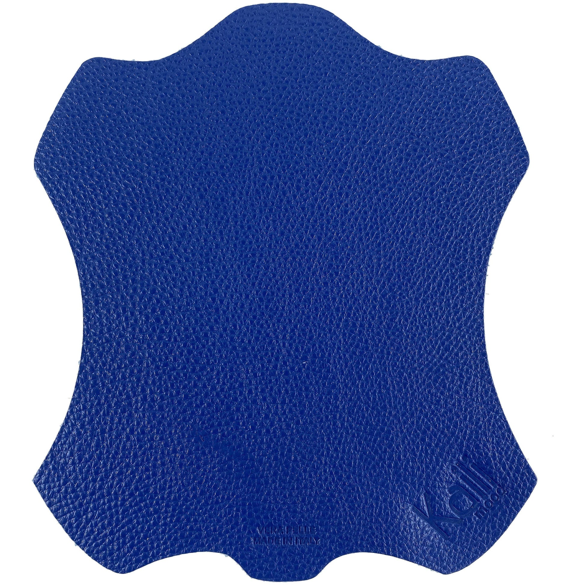 K0001DB | Mouse Pad in Genuine Leather Made in Italy Col. Blue-0