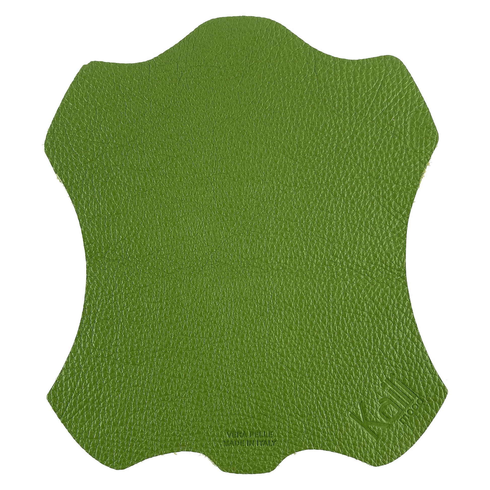 K0001EB | Mouse Pad in Genuine Leather Made in Italy Col. Green-0