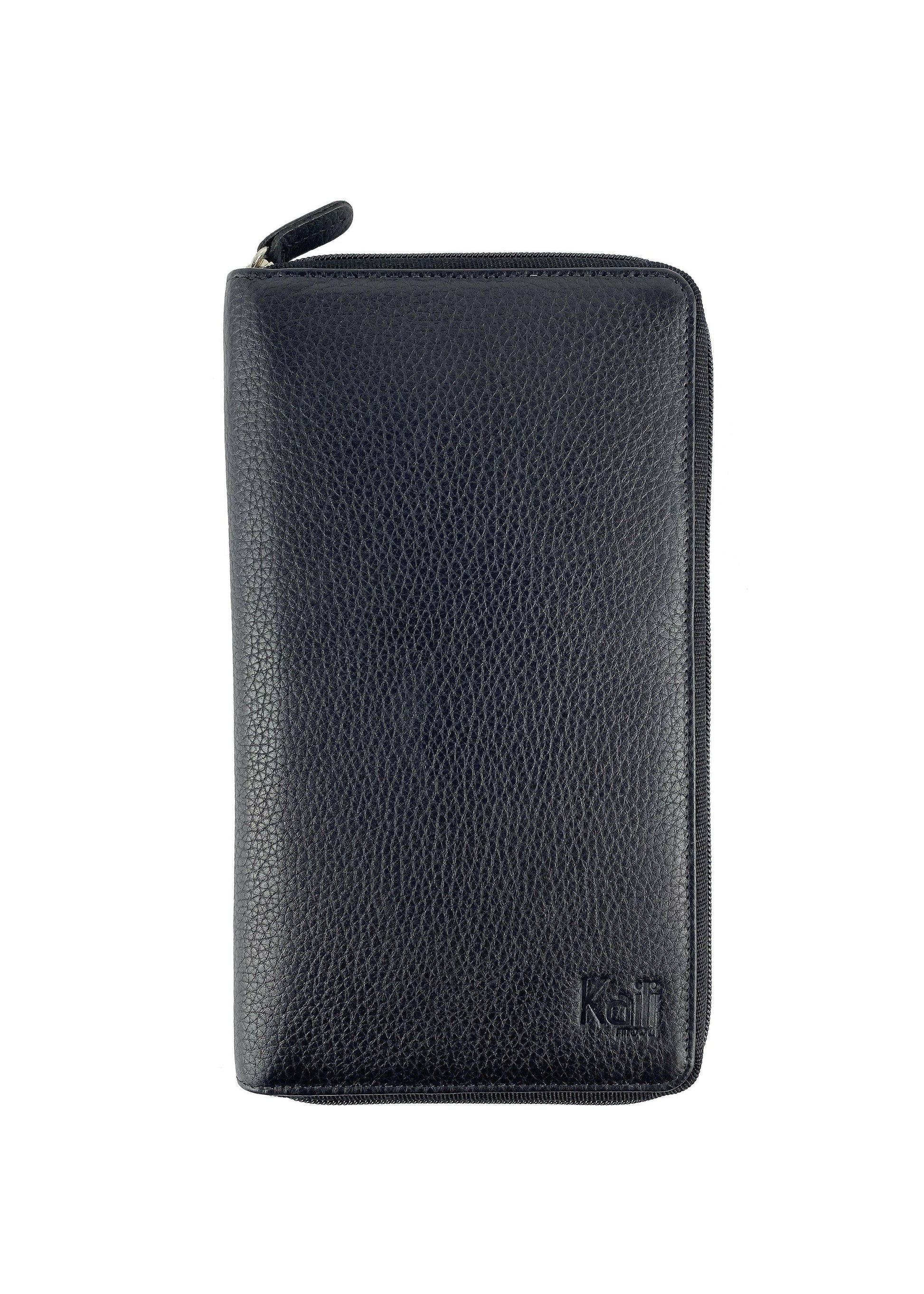 K0005AB | Travel document holder - Genuine Leather Col. Black-1