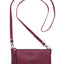 K0013NB | Woman Shoulder Bag - Genuine Leather Col. Malva-4