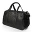 K0024AB | Travel Bag - Canvas/Genuine Leather Col. Black-0