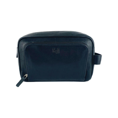 K0025AB | Beauty Case - Genuine Leather Col. Black-1