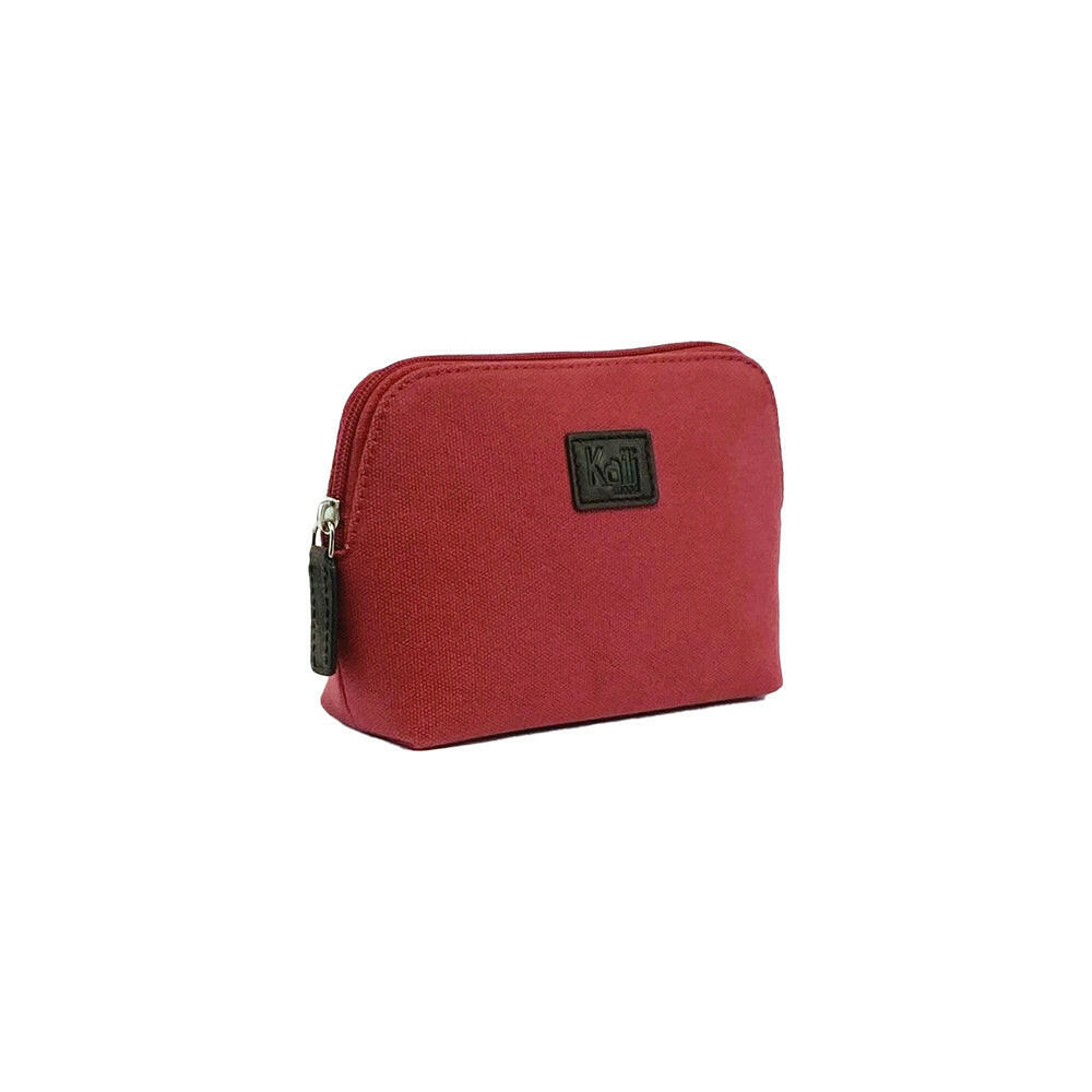 K0026XB | Woman Pochette - Canvas/Genuine Leather Col. Bordeaux-0