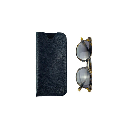 K0030AB | Case for Glasses - Genuine Leather Col. Black-0