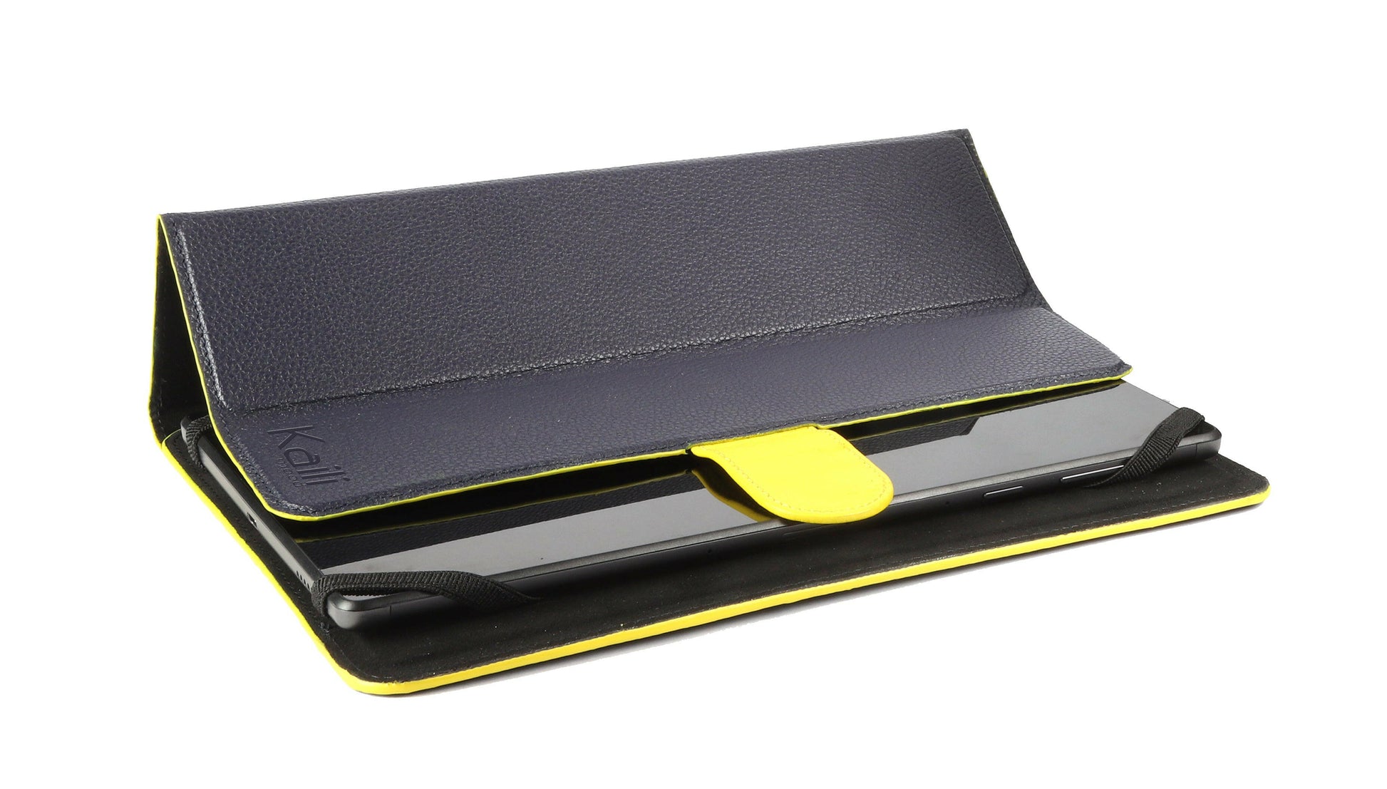 K0033DB | Case/Support for Tablet - Genuine Leather Col. Blue-0