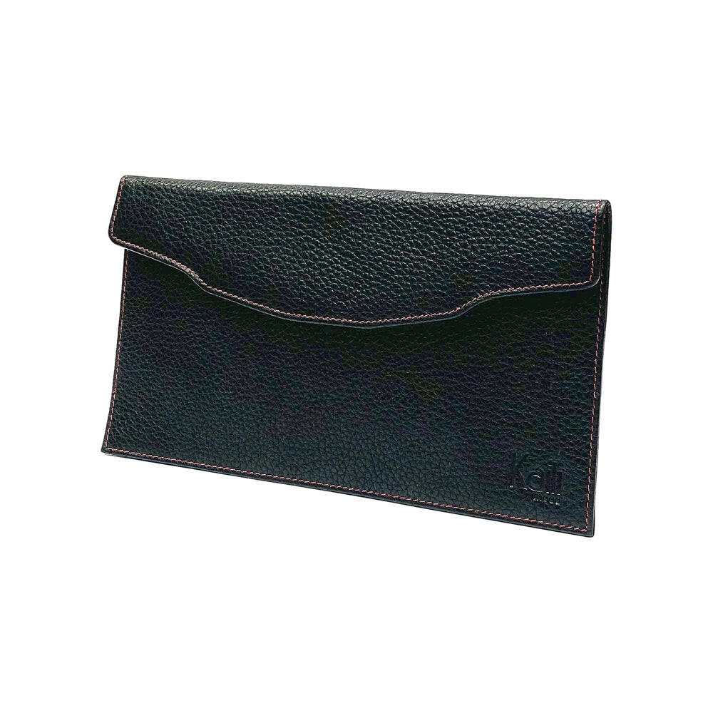 K0034AB | Flat Envelope / Document Holder in Genuine Leather Col. Black-3