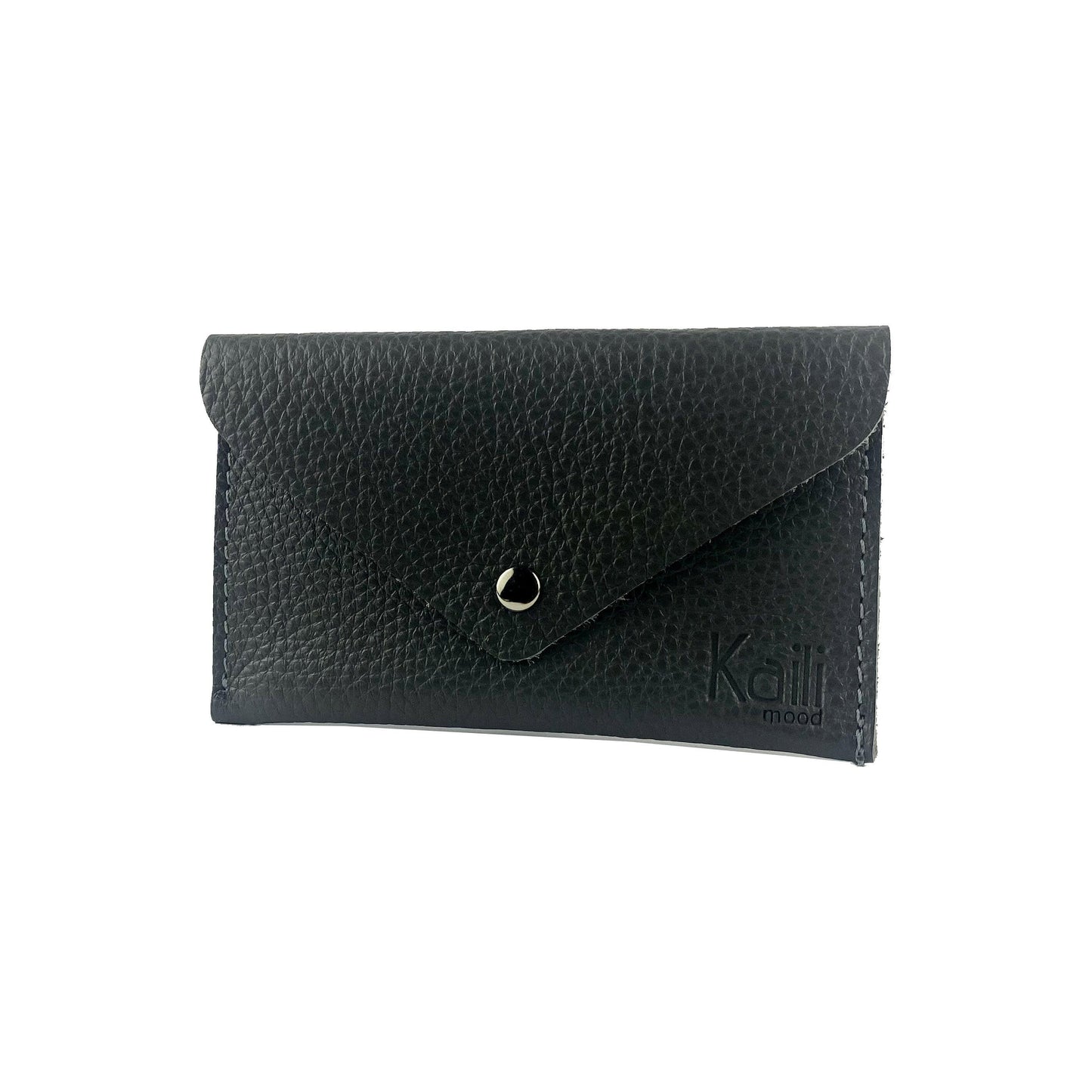 K0040AB | Pouch in Genuine Leather Made in Italy Col. Black-1