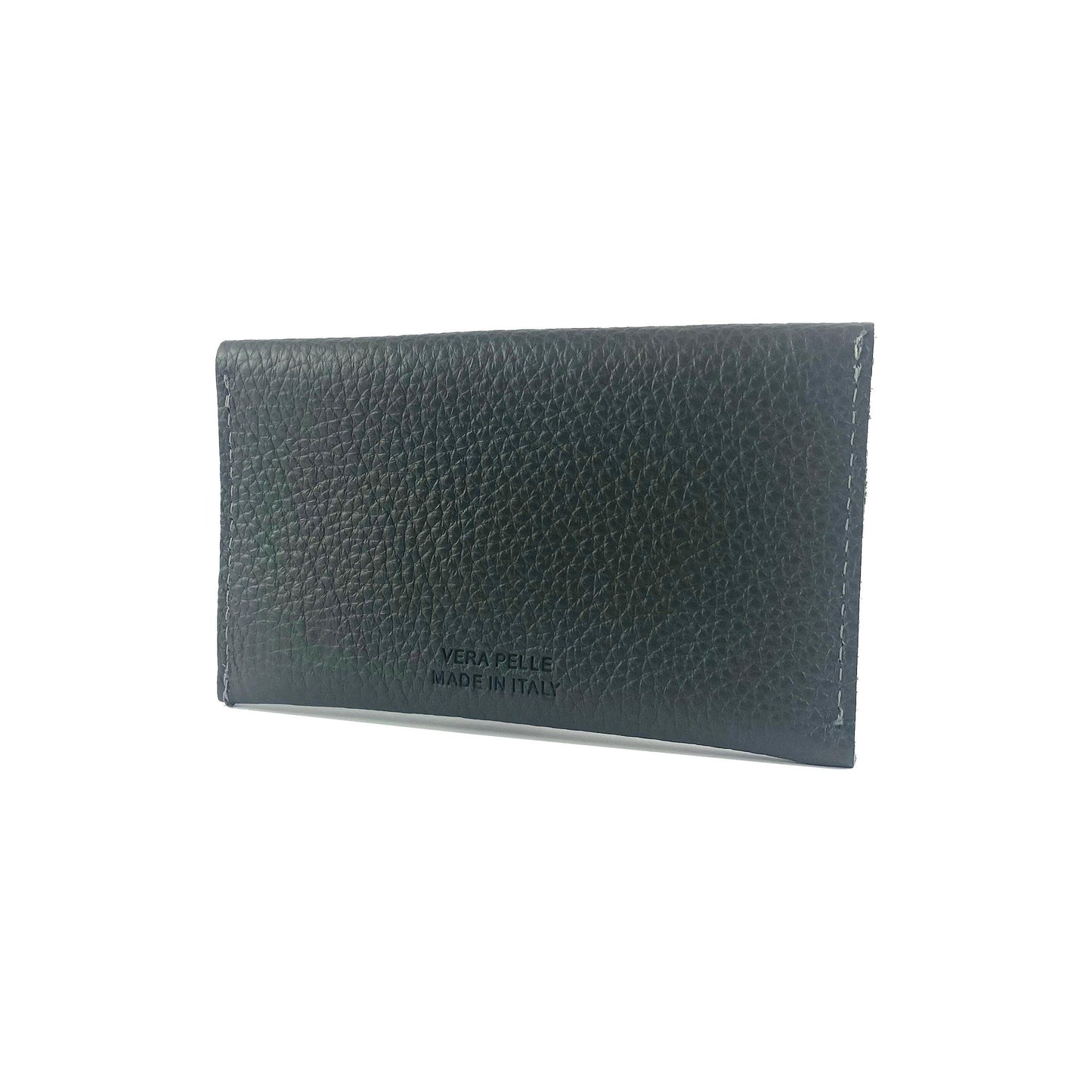 K0040FB | Pouch in Genuine Leather Made in Italy Col. Gray-2