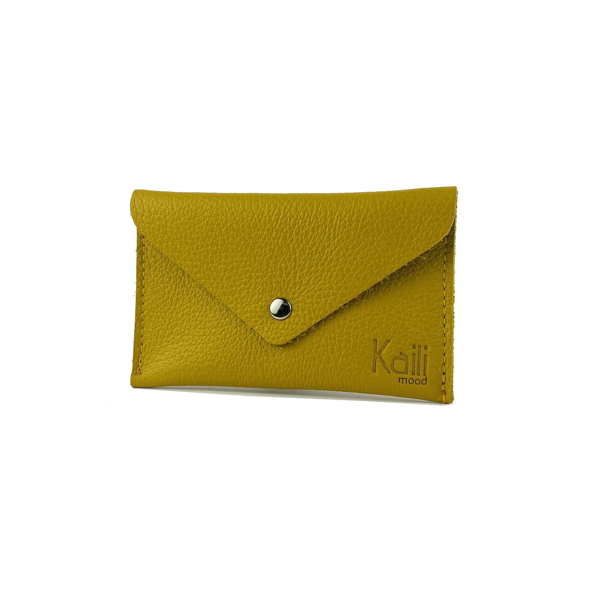 K0040RB | Pouch in Genuine Leather Made in Italy Col. Yellow-1