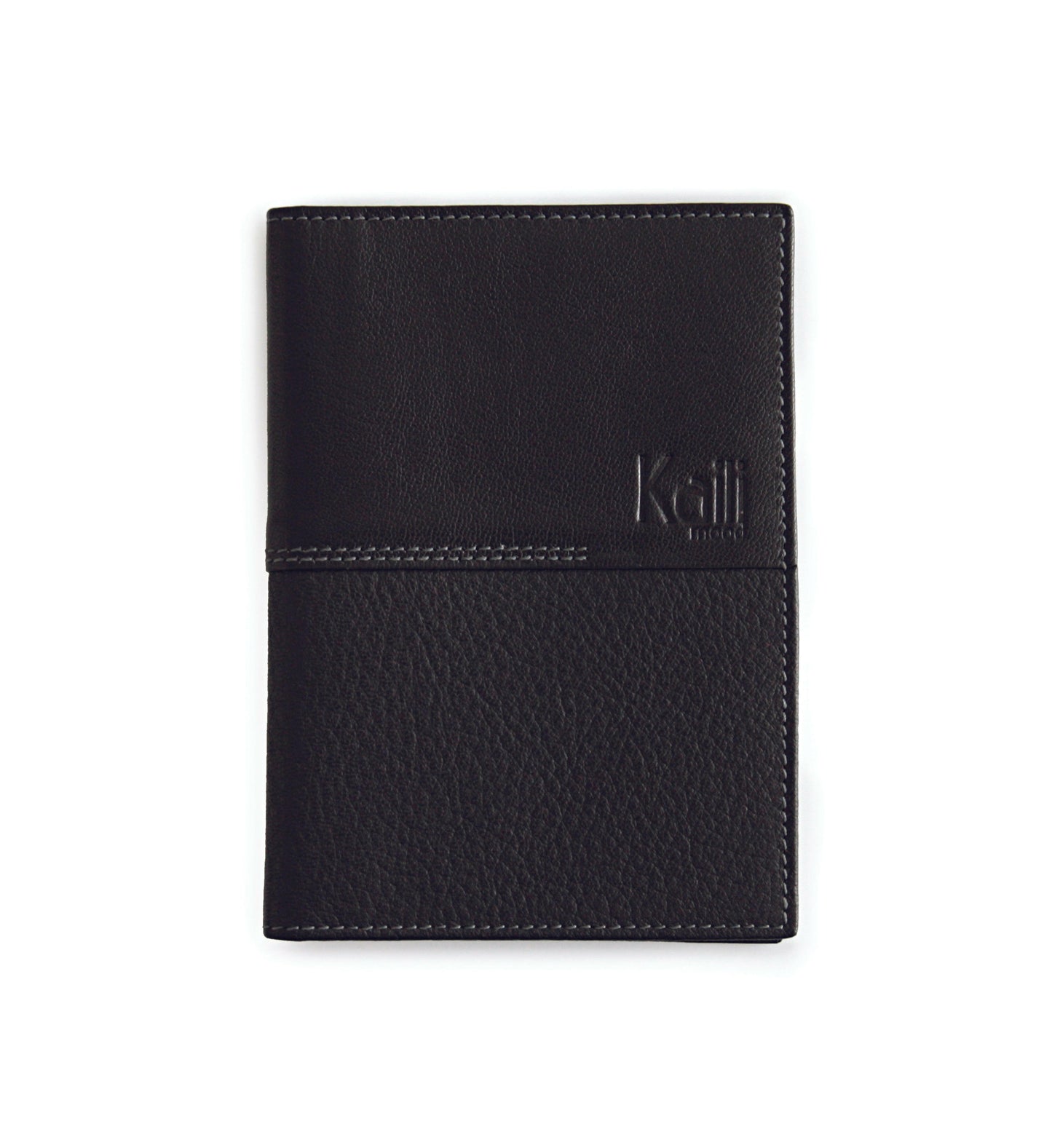 K10122AB | Documents/Passport Holder - Genuine Leather Col. Black-0