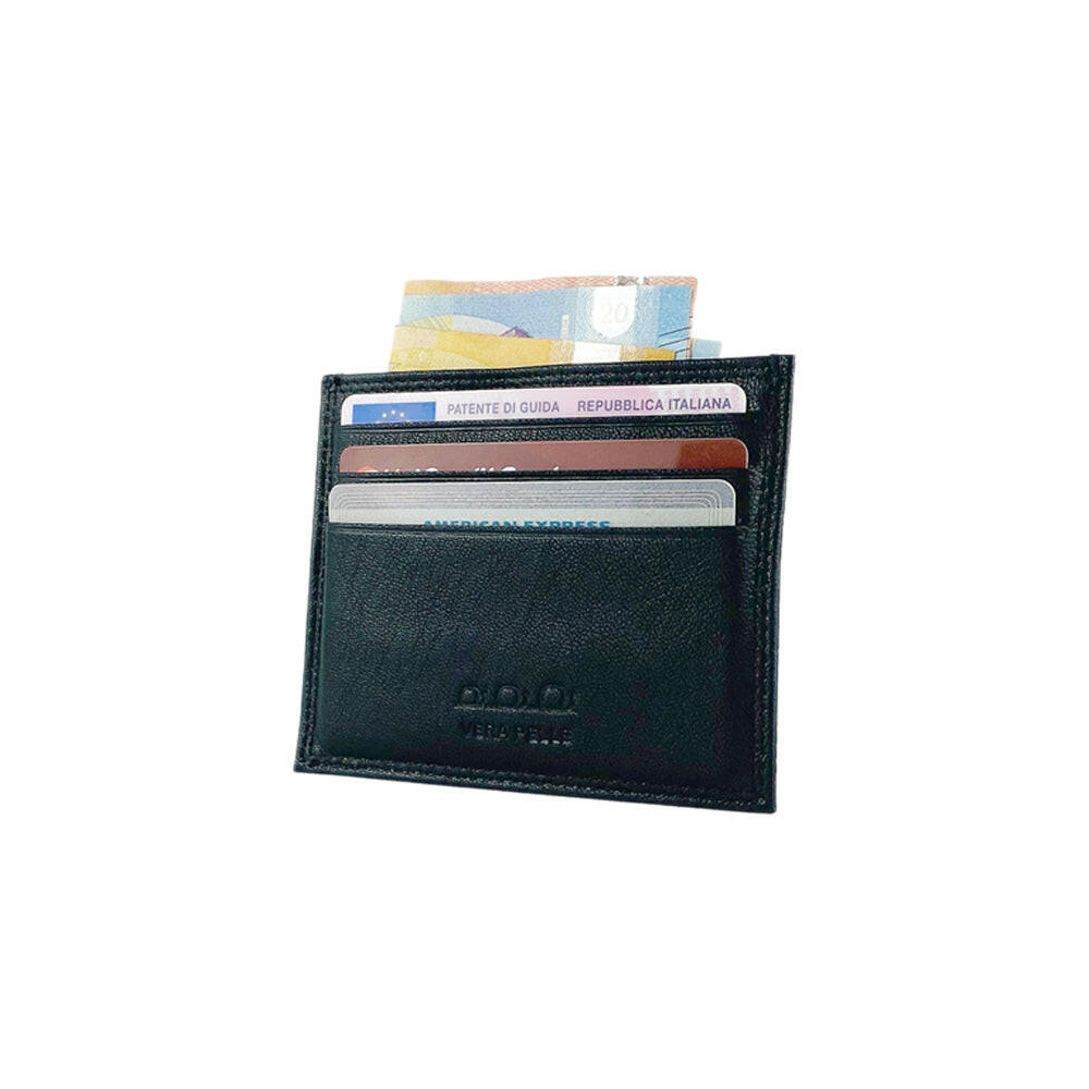 K10216AB | Credit Card Holder - Genuine Leather Col. Black-2