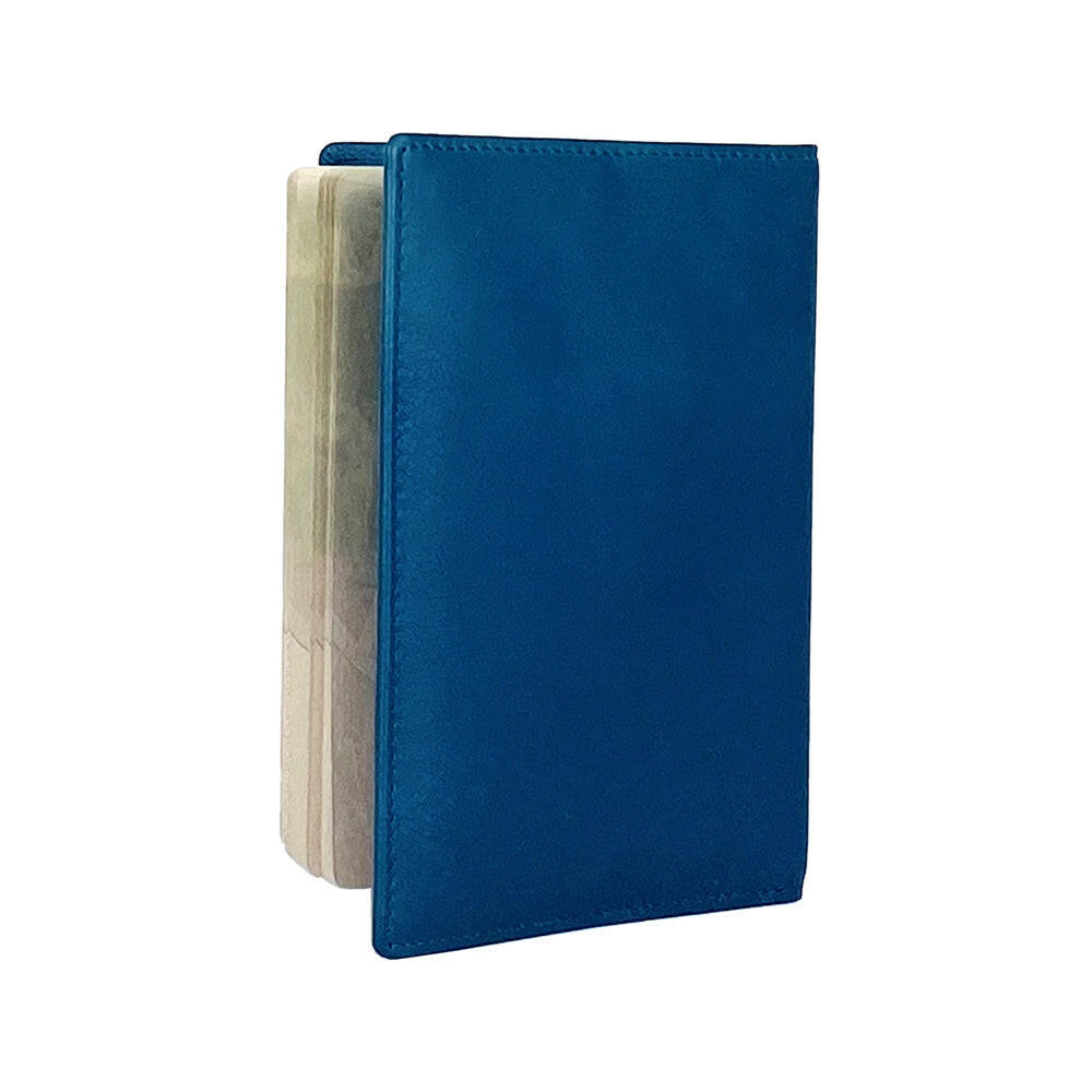 K10237MB | Passport Cover - Genuine Leather Col. Blue Jeans-3