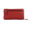 K10238VB | Women's Wallet with Zip Closure - Genuine Leather Col. Red-2