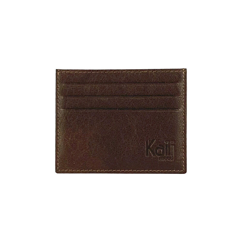 K10616BB | Credit Card Holder - Genuine Dark Brown Leather-5