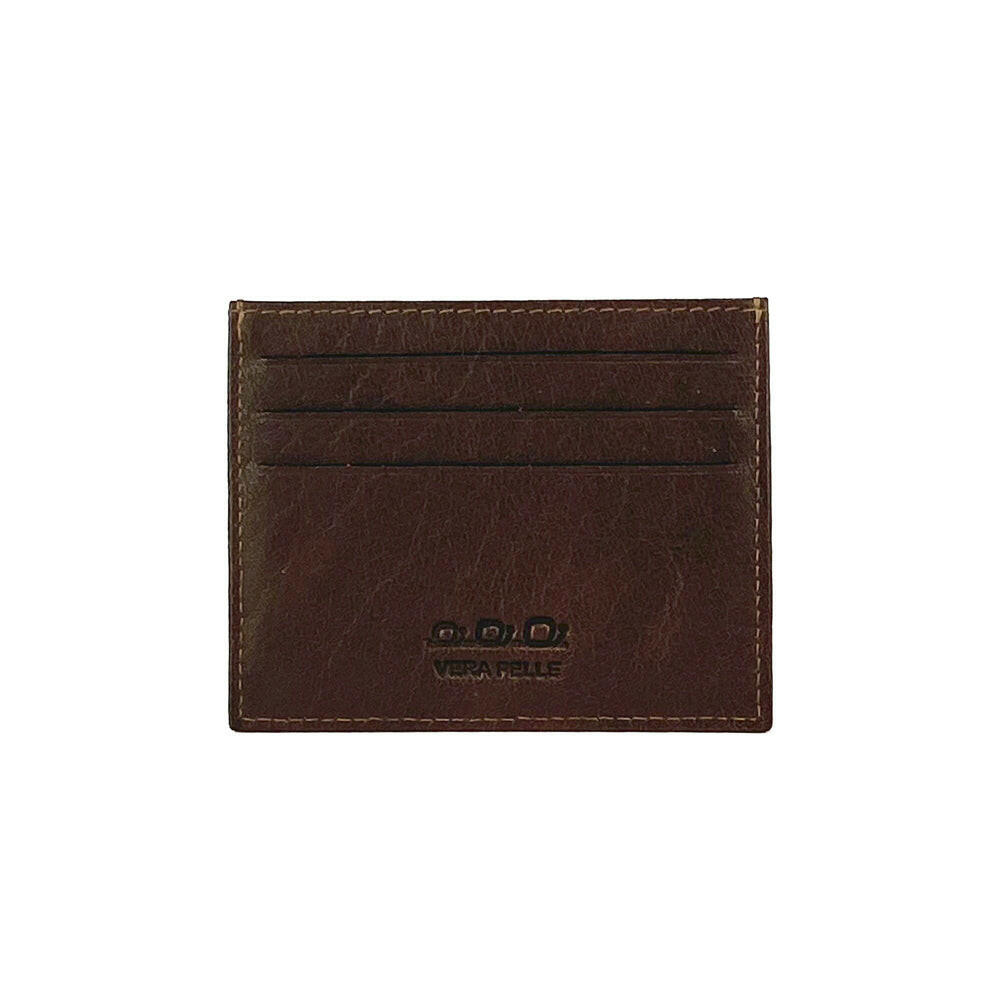 K10616BB | Credit Card Holder - Genuine Dark Brown Leather-6