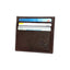 K10616BB | Credit Card Holder - Genuine Dark Brown Leather-0